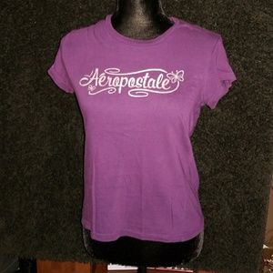 Purple areo t shirt